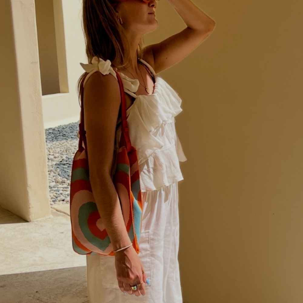 Free People Radiance Top White Ruffle Blouse - Picture 6 of 6